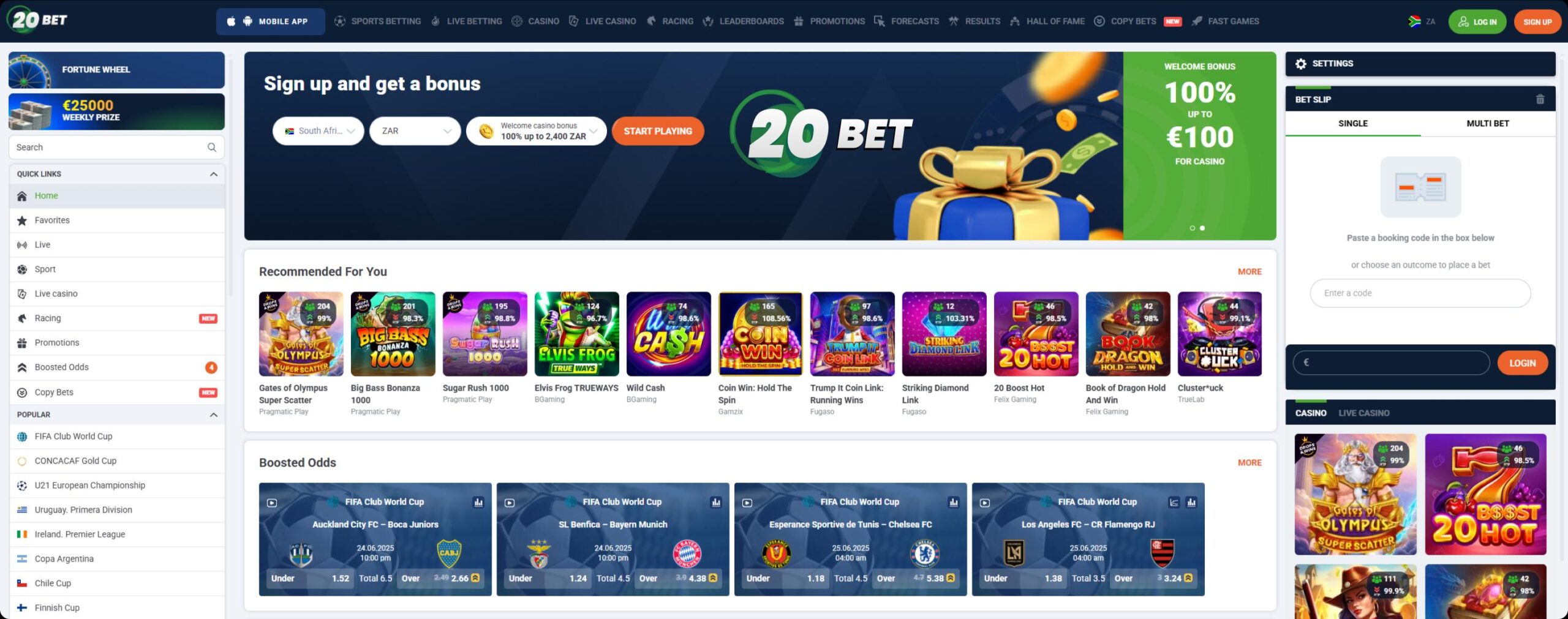 20Bet website